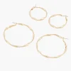 Best Sale Balaboosté Set de 2 créoles torsadées