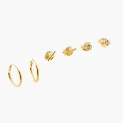 Best Balaboosté Set de 3 paires de boucles d'oreilles assortie Argent Garanti