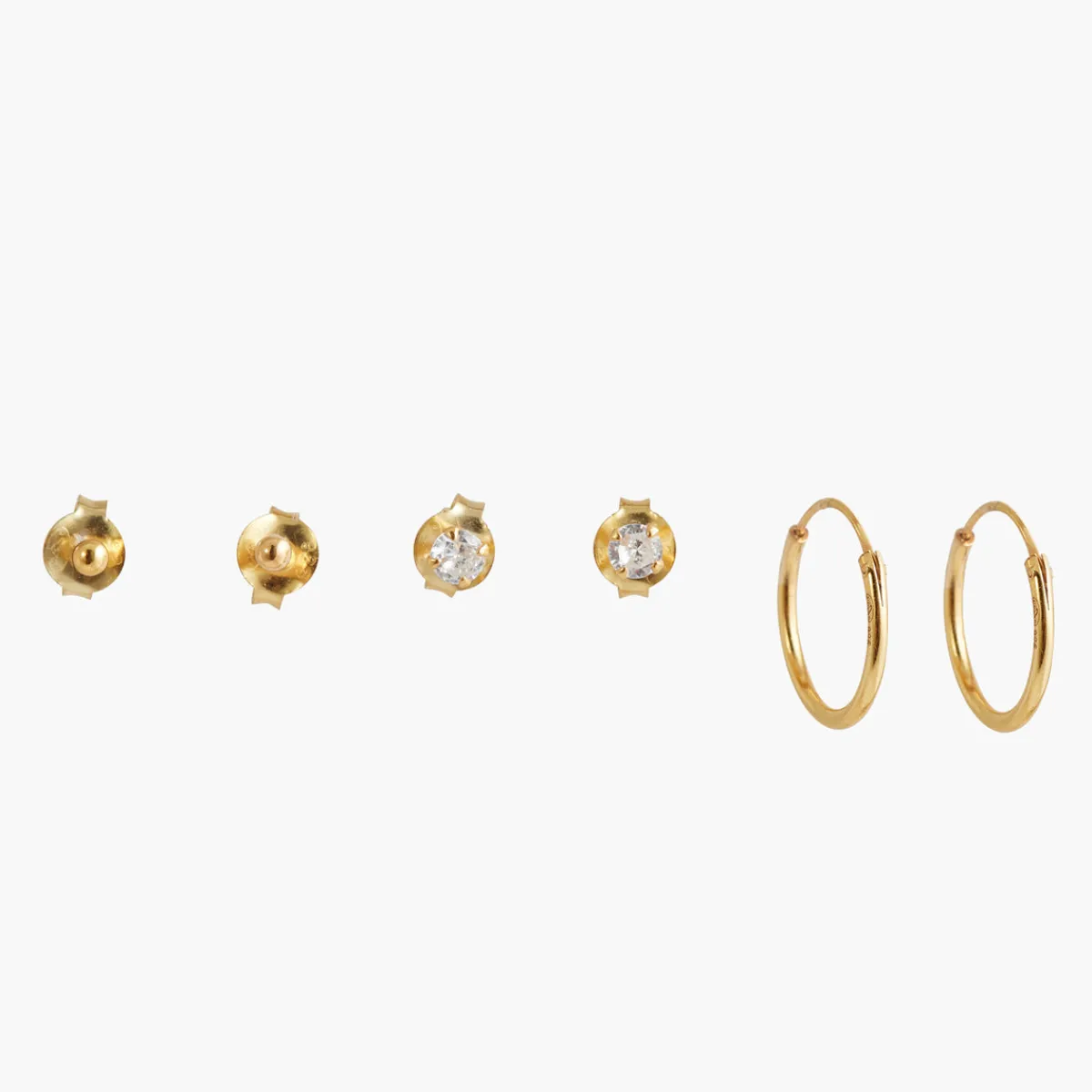 Clearance Balaboosté Set de 3 paires de boucles d'oreilles Argent Garanti