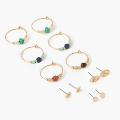 Online Balaboosté Set de 6 paires de boucles d'oreilles
