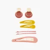 Outlet Balaboosté Set de 3 pinces à cheveux + 1 paire de boucles d'oreilles