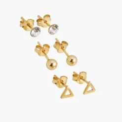 Flash Sale Balaboosté Set de 3 puces d'oreilles Argent Garanti