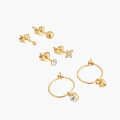 Shop Balaboosté Set de 6 puces d'oreilles Argent Garanti
