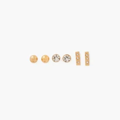 Outlet Balaboosté Set de 3 puces d'oreilles acier inoxydable