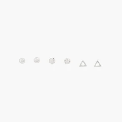 Flash Sale Balaboosté Set de puces d'oreilles Argent Garanti