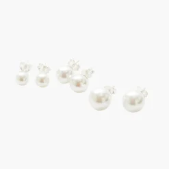 Clearance Balaboosté Set de puces d'oreilles Argent Garanti