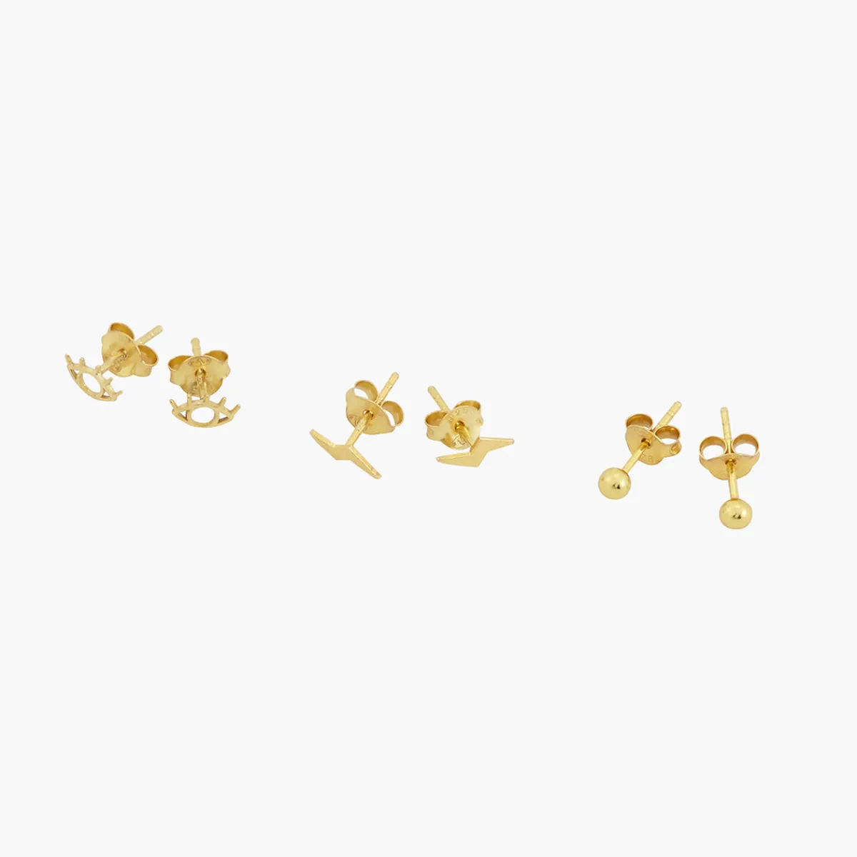 New Balaboosté Set de puces d'oreilles fantaisie Argent Garanti