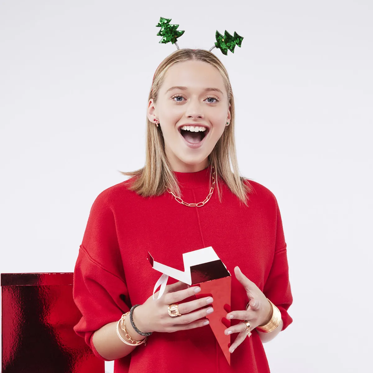 Discount Balaboosté Set de puces d'oreilles multicolore Xmas Party