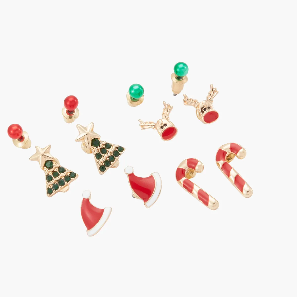 Discount Balaboosté Set de puces d'oreilles multicolore Xmas Party