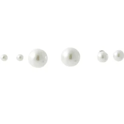 Cheap Balaboosté Set de puces d'oreilles perles d'imitation New pearl