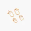 Shop Balaboosté x2 clips d'oreilles rectangulaires